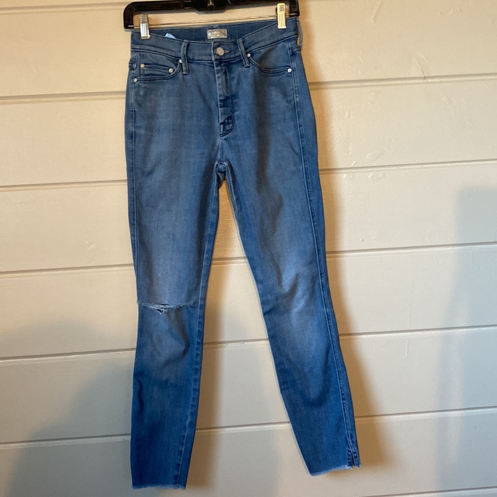 MOTHER THE VAMP ANKLE SKINNY JEANS Size 26 - Picture 5 of 17